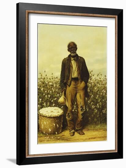 The Old Cotton Picker-William Aiken Walker-Framed Giclee Print