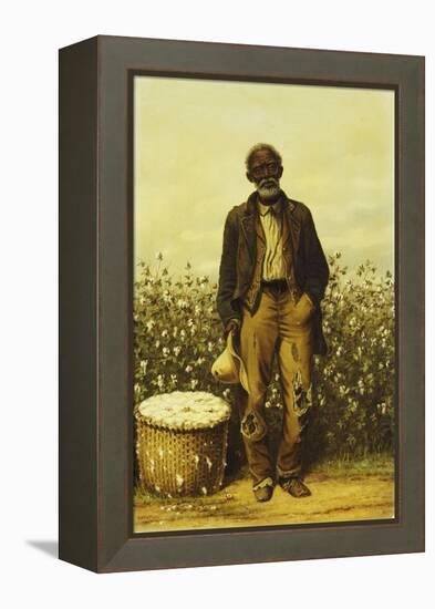 The Old Cotton Picker-William Aiken Walker-Framed Premier Image Canvas