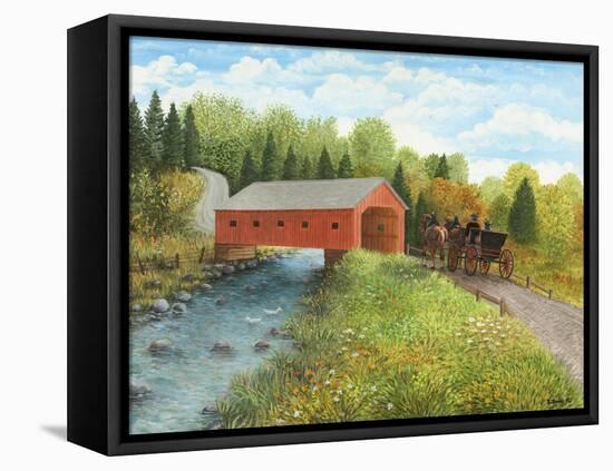 The Old Country Road-Kevin Dodds-Framed Premier Image Canvas