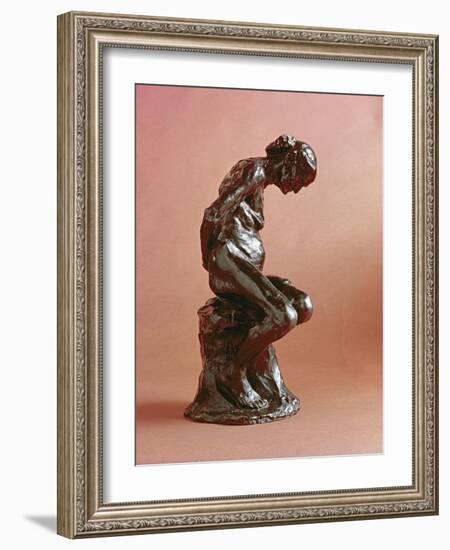 The Old Courtesan, 1885 (Bronze)-Auguste Rodin-Framed Giclee Print