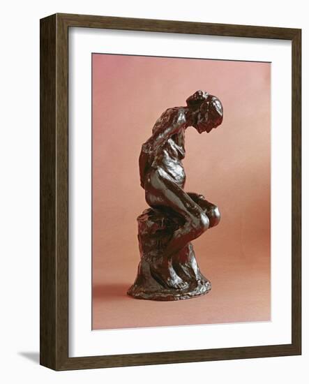 The Old Courtesan, 1885 (Bronze)-Auguste Rodin-Framed Giclee Print