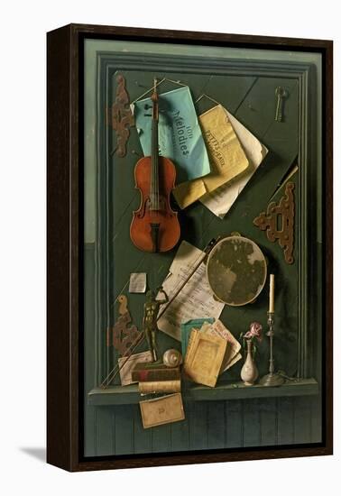 The Old Cupboard Door, 1889-William Michael Harnett-Framed Premier Image Canvas