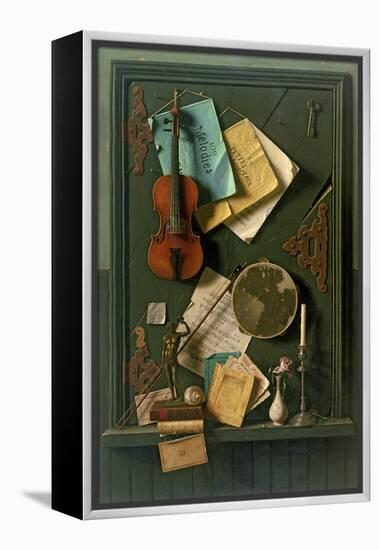 The Old Cupboard Door, 1889-William Michael Harnett-Framed Premier Image Canvas