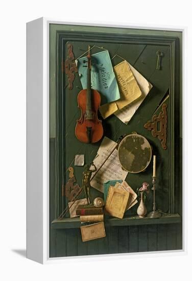 The Old Cupboard Door, 1889-William Michael Harnett-Framed Premier Image Canvas