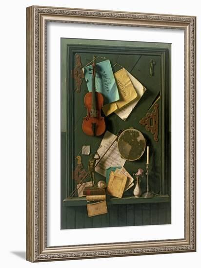 The Old Cupboard Door, 1889-William Michael Harnett-Framed Giclee Print