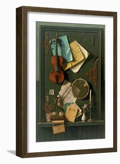 The Old Cupboard Door, 1889-William Michael Harnett-Framed Giclee Print