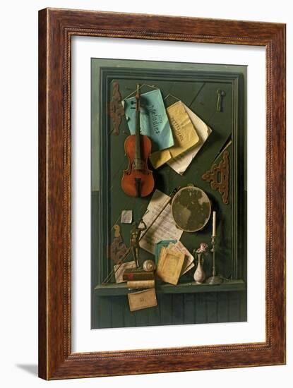 The Old Cupboard Door, 1889-William Michael Harnett-Framed Giclee Print