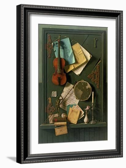 The Old Cupboard Door, 1889-William Michael Harnett-Framed Giclee Print