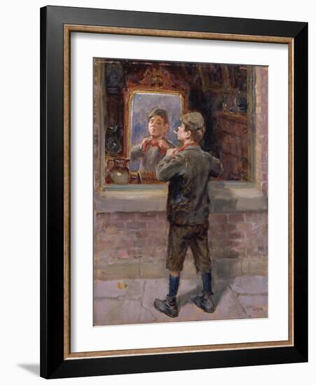 The Old Curiosity Shop, 1909-Ralph Hedley-Framed Giclee Print