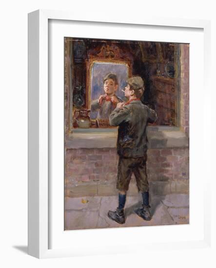 The Old Curiosity Shop, 1909-Ralph Hedley-Framed Giclee Print