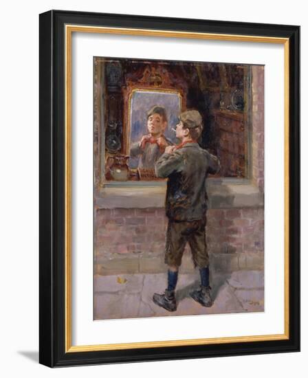 The Old Curiosity Shop, 1909-Ralph Hedley-Framed Giclee Print