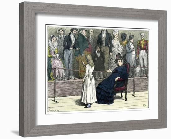 The Old Curiosity Shop by Charles Dickens-Frederick Barnard-Framed Giclee Print