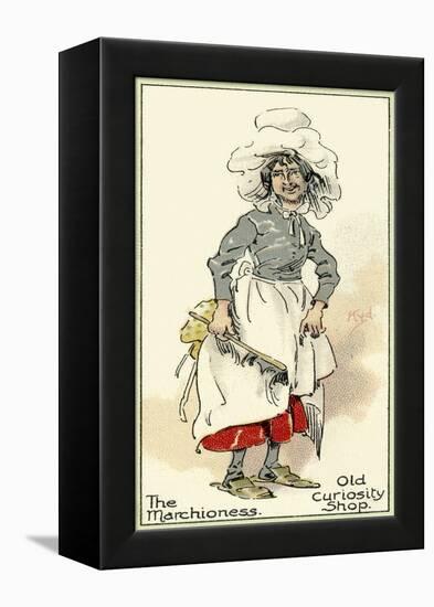 The Old Curiosity Shop by Charles Dickens-Hablot Knight Browne-Framed Premier Image Canvas