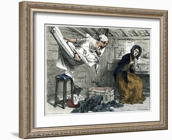 The Old Curiosity Shop by Charles Dickens-Frederick Barnard-Framed Giclee Print