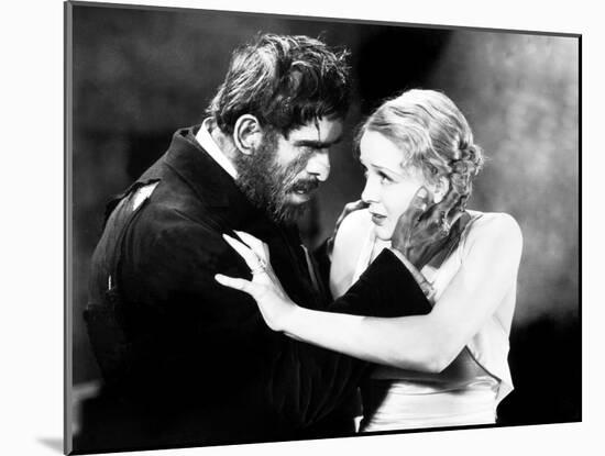 The Old Dark House, Boris Karloff, Gloria Stuart, 1932-null-Mounted Photo