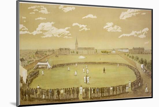 The Old Days of Merry Cricket Club Matches' at the Hyde Park Ground Sydney Australia-T.h. Lewis-Mounted Photographic Print