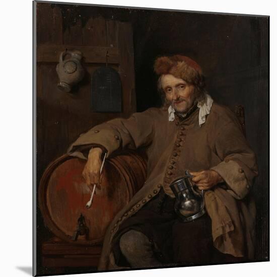 The Old Drinker, c.1661-3-Gabriel Metsu-Mounted Giclee Print