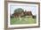 The old farm-house' by Kate Greenaway-Kate Greenaway-Framed Giclee Print