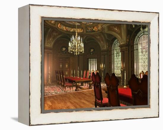 The Old Fashioned Dining Hall-Atelier Sommerland-Framed Stretched Canvas