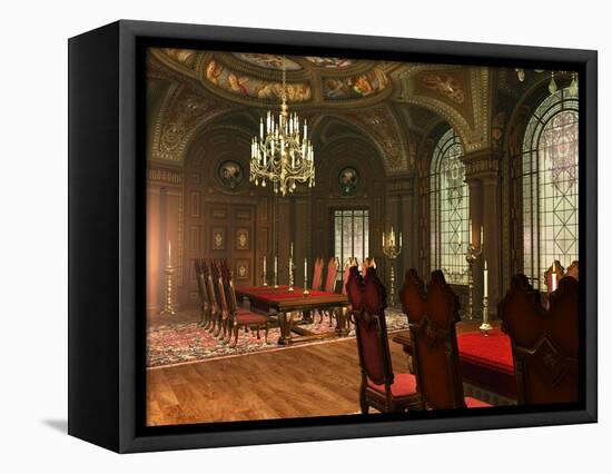 The Old Fashioned Dining Hall-Atelier Sommerland-Framed Stretched Canvas