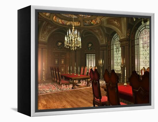 The Old Fashioned Dining Hall-Atelier Sommerland-Framed Stretched Canvas