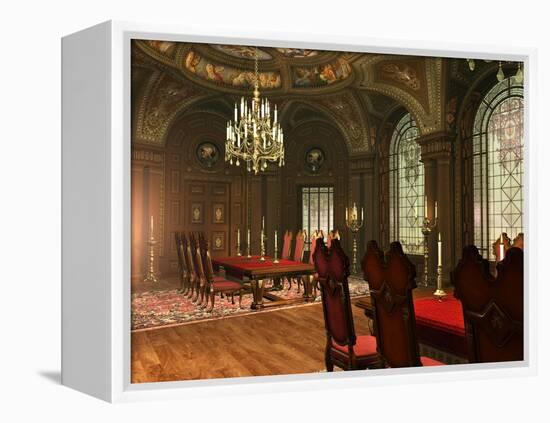 The Old Fashioned Dining Hall-Atelier Sommerland-Framed Stretched Canvas