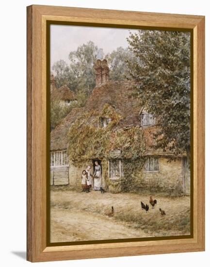 The Old Fish Shop, Haslemere-Helen Allingham-Framed Premier Image Canvas