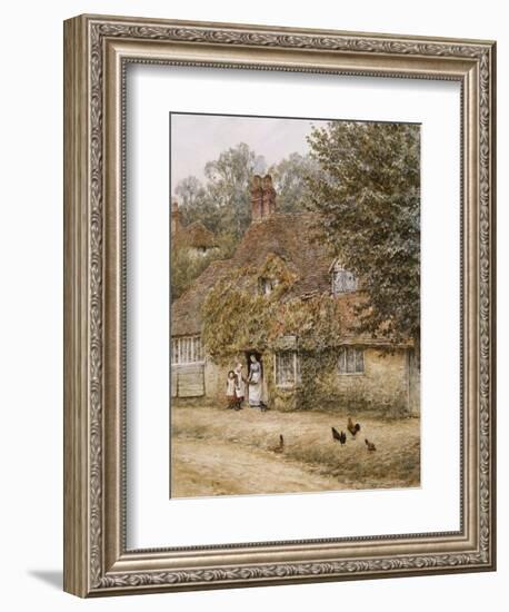 The Old Fish Shop, Haslemere-Helen Allingham-Framed Giclee Print