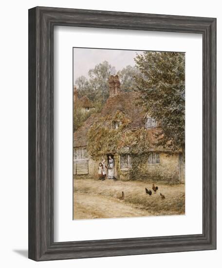 The Old Fish Shop, Haslemere-Helen Allingham-Framed Giclee Print