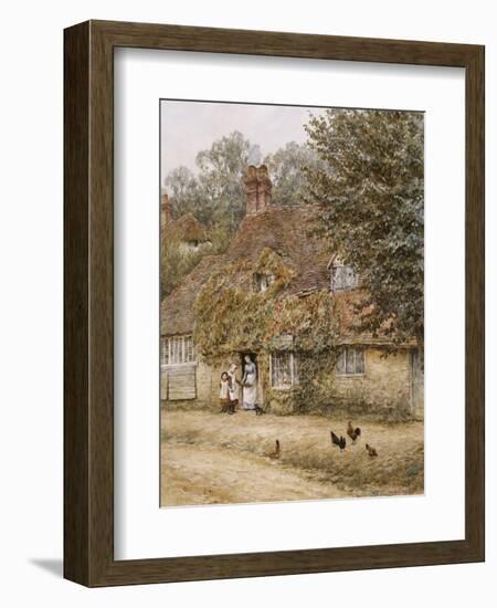 The Old Fish Shop, Haslemere-Helen Allingham-Framed Giclee Print