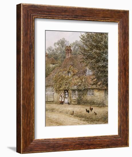 The Old Fish Shop, Haslemere-Helen Allingham-Framed Giclee Print