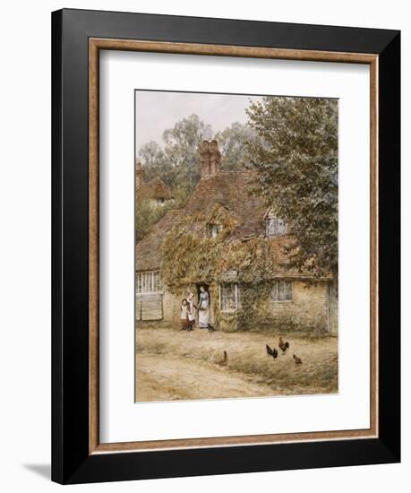 The Old Fish Shop, Haslemere-Helen Allingham-Framed Giclee Print