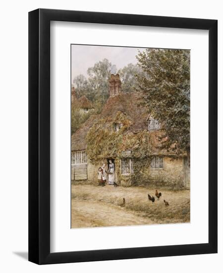 The Old Fish Shop, Haslemere-Helen Allingham-Framed Giclee Print