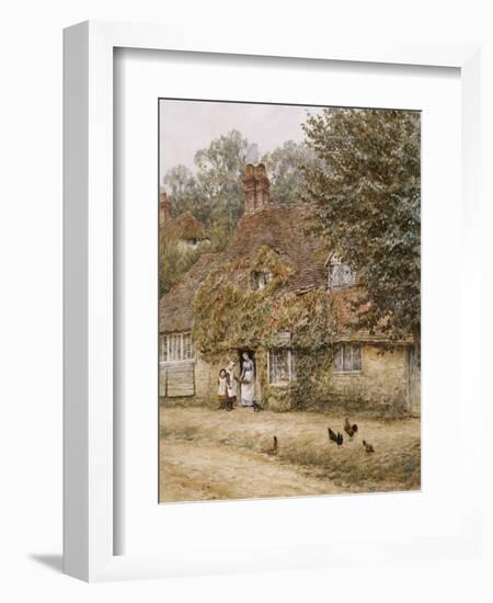 The Old Fish Shop, Haslemere-Helen Allingham-Framed Giclee Print