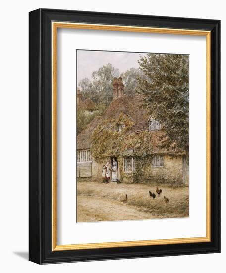 The Old Fish Shop, Haslemere-Helen Allingham-Framed Giclee Print