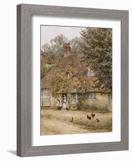 The Old Fish Shop, Haslemere-Helen Allingham-Framed Giclee Print