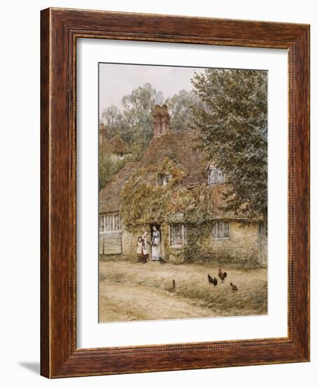 The Old Fish Shop, Haslemere-Helen Allingham-Framed Giclee Print