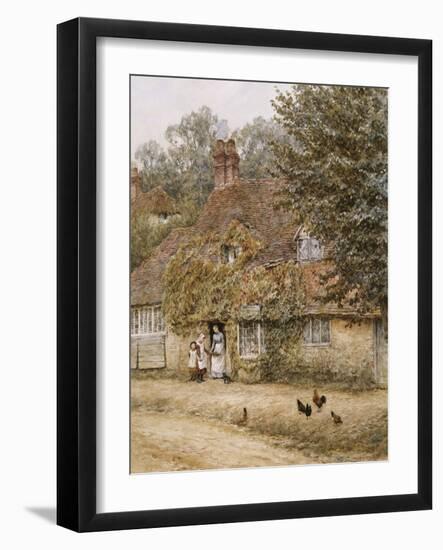 The Old Fish Shop, Haslemere-Helen Allingham-Framed Giclee Print