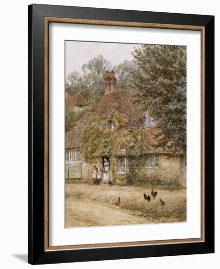 The Old Fish Shop, Haslemere-Helen Allingham-Framed Giclee Print