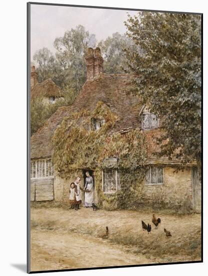 The Old Fish Shop, Haslemere-Helen Allingham-Mounted Giclee Print