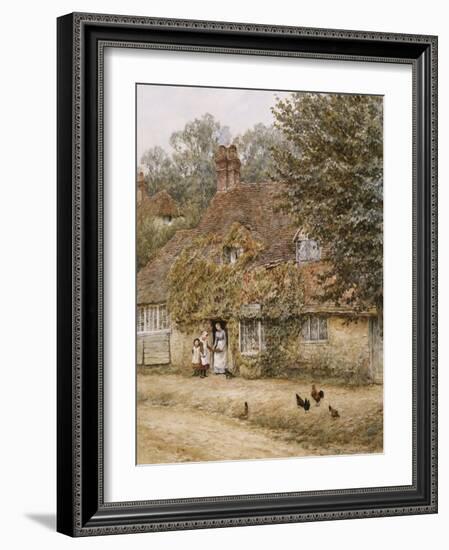 The Old Fish Shop, Haslemere-Helen Allingham-Framed Giclee Print