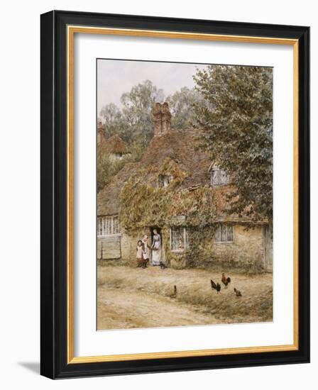 The Old Fish Shop, Haslemere-Helen Allingham-Framed Giclee Print