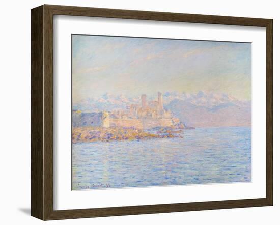 The old fort at Antibes, 1888 (oil on canvas)-Claude Monet-Framed Giclee Print