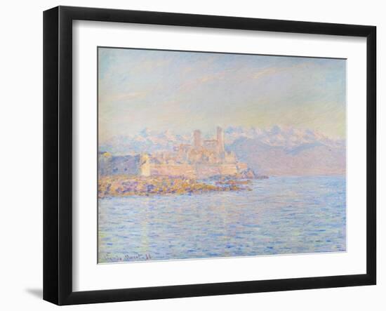 The old fort at Antibes, 1888 (oil on canvas)-Claude Monet-Framed Giclee Print