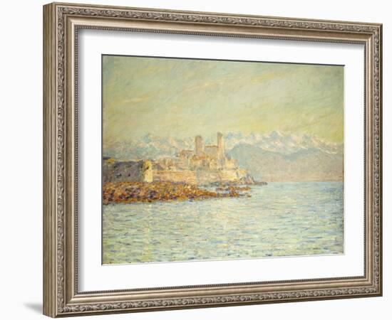 The Old Fort at Antibes, 1888-Claude Monet-Framed Giclee Print