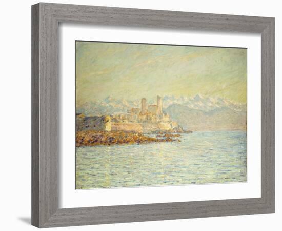 The Old Fort at Antibes, 1888-Claude Monet-Framed Giclee Print