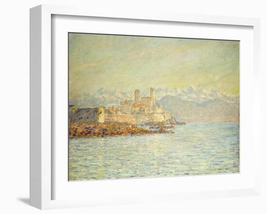 The Old Fort at Antibes, 1888-Claude Monet-Framed Giclee Print