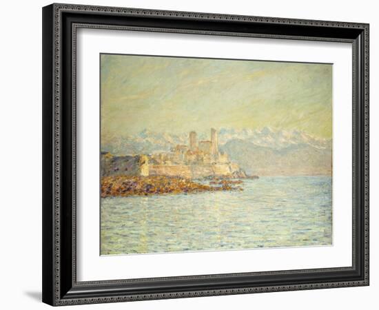 The Old Fort at Antibes, 1888-Claude Monet-Framed Giclee Print