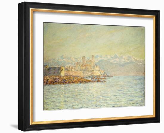 The Old Fort at Antibes, 1888-Claude Monet-Framed Giclee Print