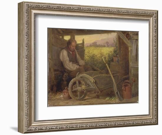 The Old Gardener, 1863-Briton Riviere-Framed Giclee Print